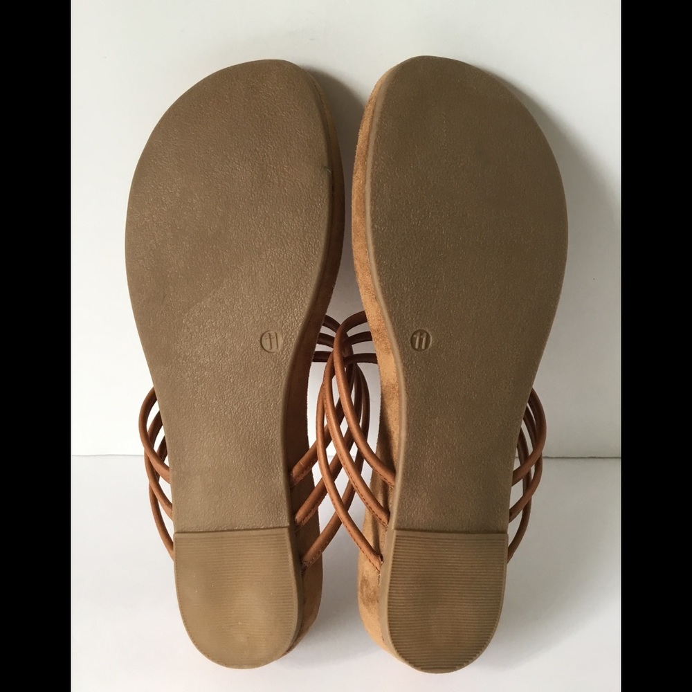 BJORNDAL Thong Sandals Flip Flops Leather Size 11 - Picture 4 of 4